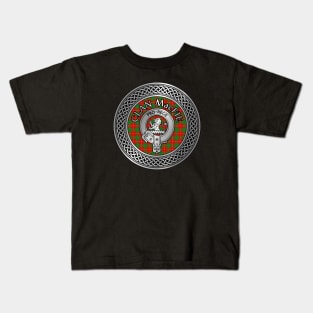 Clan MacFie Crest & Tartan Knot Kids T-Shirt